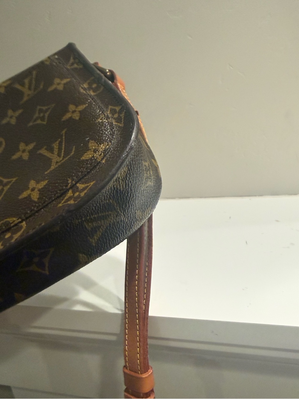 Louis Vuitton Monogram Saint Cloud MM Crossbody or Shoulder Bag Vintage - Picture 9 of 16